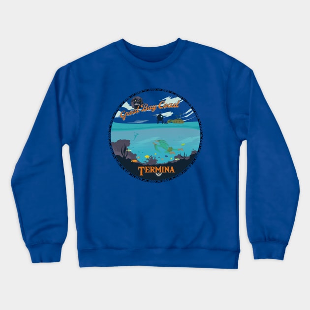 Great Bay Coast Crewneck Sweatshirt by Tosky